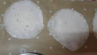 How to make Papad on steam #Rice and Rava(Semolina)Papad.