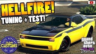 Der König Der Viertelmeile! GAUNTLET HELLFIRE Tuning + Test! [GTA 5 Online Casino Update DLC]