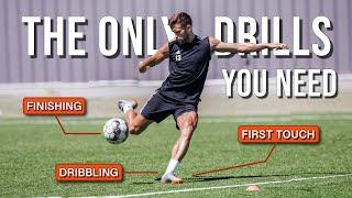 The ONLY MUST DO 10 Drills You NEED to Become a Professional Footballer