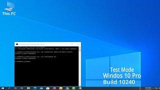 Test Mode windows 10 Pro Build 10240 || Remove Test Mode Bangla 2020 ||Windows 7/8/10/Pro