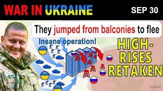 30 Sep: FOOTAGE: Defeated Russian Soldiers JUMP FROM TOP FLOORS TO ESCAPE | War in Ukraine Explained