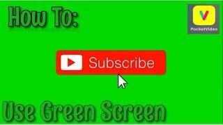 How To Use Green Screen Simple Steps { Pocket Video }