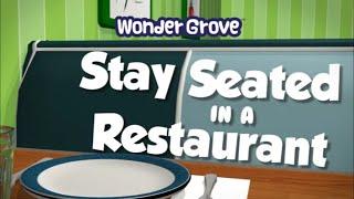 Life Skill: Stay Seated in a Restaurant