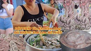 ĐỘT NHẬP VÀO NƠI LÀM LÒNG DỒI KHỦNG QUÁ BẤT NGỜ VỚI CÁCH CHỊ CHỦ LÀM LÒNG DỒI TRÀNG XEM MÀ MÊ TLS