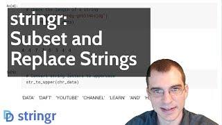 stringr: Subset and Replace Strings