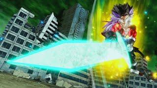 Xeno Vegeks (Fusion of Vegeta & Trunks) - SSJ4 LB! Dragon Ball Xenoverse 2