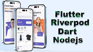 Flutter Clean Architecture Riverpod | Dart | Nodejs Rest API | Project Based | Part 1