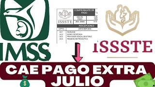  PAGO EXTRA ️ SE CONFIRMA DEPÓSITO PENSIÓN JULIO 2024 IMSS E ISSSTE 2024 