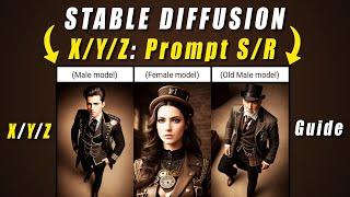 Stable Diffusion: Prompt S/R Explained | X/Y/Z Plot | Protogen Model | #stablediffusion SD1.5