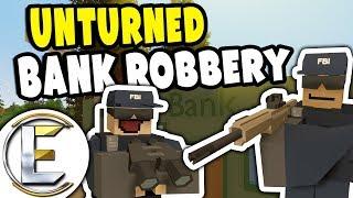 Stop a Bank Robbery | Unturned FBI Agent RP - Steakout and Spy on a Gangs Planned Heist (Roleplay)