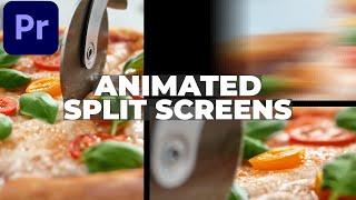 Animated SPLIT SCREEN effect for Premiere Pro