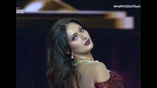 Ahtisa Manalo EVENING GOWN PERFORMANCE | TOP 10 | Miss Universe Philippines 2024 Coronation