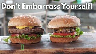 How To Make Better Burgers | No Shrinkage!