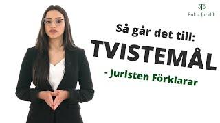 Tvistemål | Så vinner du en tvist - så går det till | Juristen Förklarar