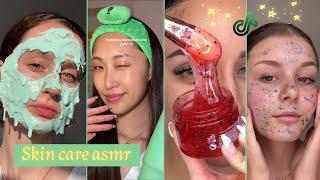 Skin care routine || ASMR || tiktok compilation