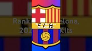 Ranking 2024 2025 Barcelona kits ￼