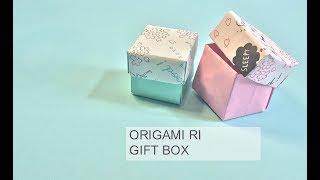 ORIGAMI- Box (Type2)  如何摺盒子 (有蓋) - 情人節摺紙 Origami Valentine's Day