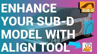 A guide to using the align tools in Alias SubD