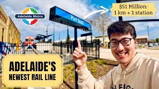 Adelaide's New $51 Million Train Line: Just 1 km Long with 1 Station - Port Dock Railway line