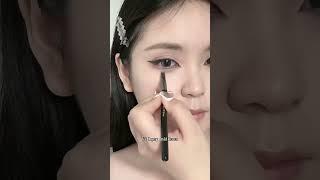 Cat Pretty Korean Douyin Makeup |  #makeuptutorial  #beauty #koreanmakeup #shorts #fypシ゚