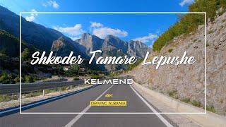 DRIVING IN NORD OF ALBANIA : Shkoder - Koplik - Tamare - Kelmend - Vermosh - Lepushe (2 Hour 4K)