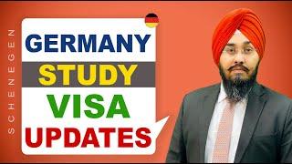 GERMANY STUDY VISA UPDATES  | STUDY VISA UPDATES 2024 | USA CANADA UK