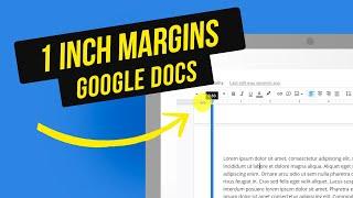 How to Make 1 inch Margins on Google Docs