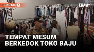 Tempat Prostitusi Berkedok Toko Baju di Tangerang Selatan Digerebek Polisi | Liputan6