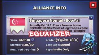 Empires and Puzzles - EQUALIZER - War Hits vs Singapore Nomad -BooYa! - Wojna z Singapore Nomad