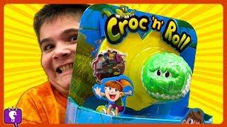 Croc N Roll Family Game Time! Lily Pad Jumping by HobbyKidsTV