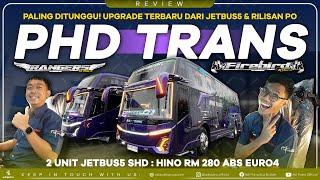 PALING DITUNGGU! Upgrade Terbaru & Rilisan PHD Trans FIREBIRD & RANGERS Jetbus5 SHD HINO RM 280 ABS