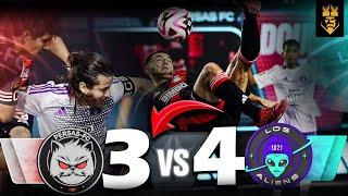 RESUMEN PERSAS FC 3 vs 4 LOS ALIENS FC | Persas pierde liderato en la Kings League ||Elzeein