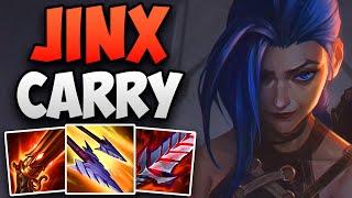 CHALLENGER ADC SOLO CARRIES WITH JINX! | CHALLENGER JINX ADC GAMEPLAY | Patch 14.23 S14