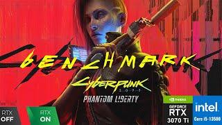 Cyberpunk 2077: Phantom Liberty, RTX 3070 Ti, 1080p, 1440p / RT Ultra, Ultra