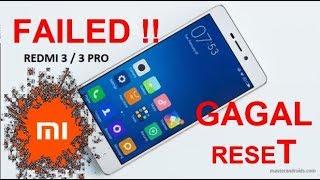 Xiaomi Redmi tidak bisa di Reset (FAILED) |solusi xiaomi gagal Hardreset