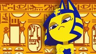 Yellow Cat Animal Crossing Dancing Very Funny - Zone Ankha Meme