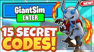 ALL 15 NEW SECRET *FREE PET* CODES In Roblox Giant Simulator!
