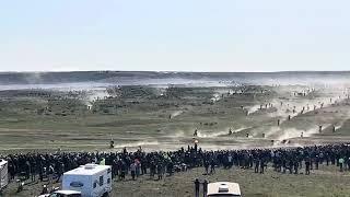 Desert 100 Odessa 2024 Start - Largest Dirtbike Race in the World - SJMC