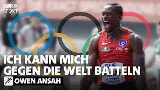 Sprinter Owen Ansah vor Olympia: "Ich geh da hin und mach mein Ding" | SWR Sport