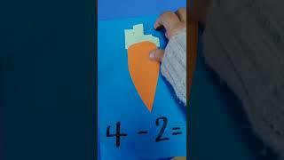 Subtraction game #diy #paperflowerwallhangingcraftideas #maths #craft #paperfancraft #paper