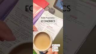 Exam Preparation- Economics #shorts #study #studywithme #finalexams #thestudypod