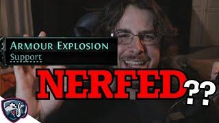 Armor Explosion NERFED?! OH NOOOOOO- wait...  (New Path of Exile 2 Patch)