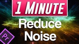 Premiere Pro CC 2019 : How to Reduce Background Noise Audio