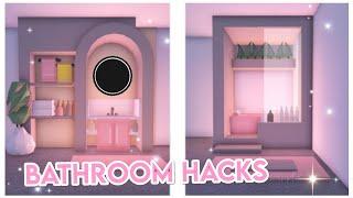  BATHROOM hacks!  ▪︎ adopt me building hacks ▪︎ || Official Pineapples