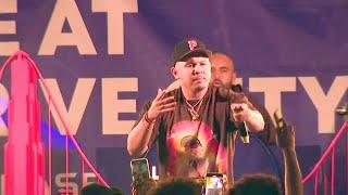 Bay Area rapper P-Lo wows crowd at Thrive City concert