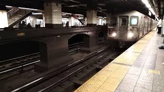 Southbound #6 train on Northbound #4/5 express track