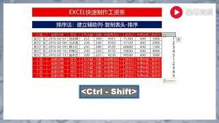 【Excel精选技巧】3分祌学会两种方法快速制作工资条