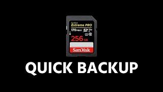 How To Backup Your SD Card Files To An External Hard Drive (2021)