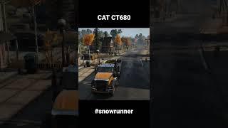 Многофункциональный грузовик CAT CT680 от Caterpillar в #snowrunner #игры #автосимулятор