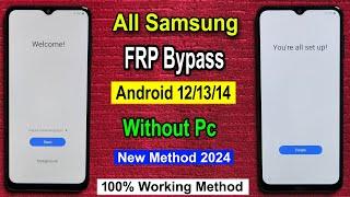 (Finally Without Pc 2024) Samsung Frp Bypass Android 12/13 | Gmail Lock Remove Samsung New Security